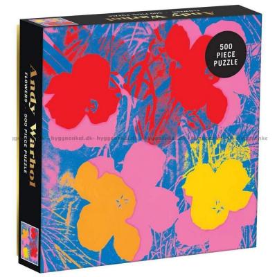 Warhol: Blommor, 500 bitar