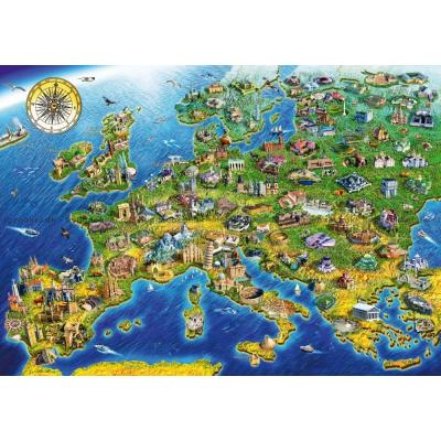 Bild av Chesterman: Europeiska sevärdheter, 1000 bitar