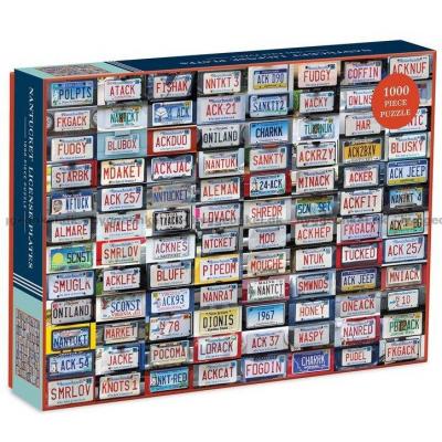 Nummerplåtar från Nantucket, 1000 bitar