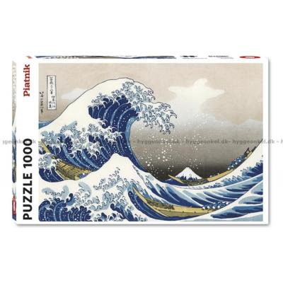 Hokusai: Den stora vågen - Konst, 1000 bitar