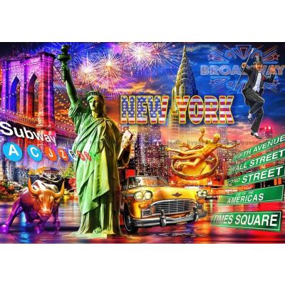 Bild av Marchetti: New York, 3000 bitar