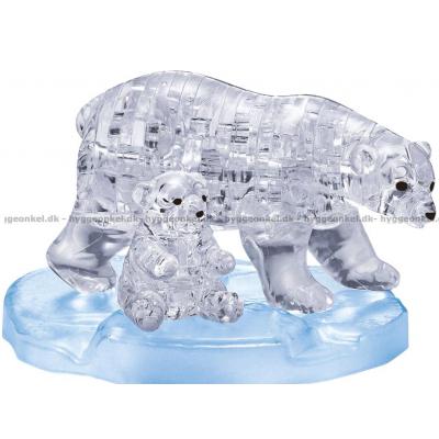 3D: Isbjörnfamilj, 40 bitar