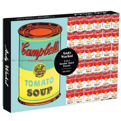 Warhol: Soup Can - Dubbelsidig, 500 bitar