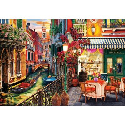 Bild av Cafe i Venedig, 2000 bitar