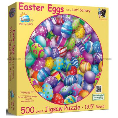 Schory: Påsk - Runt pussel, 500 bitar