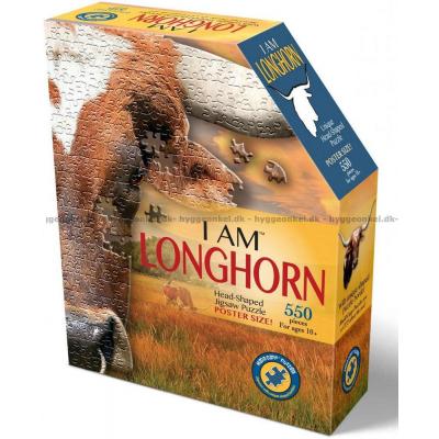 Jag är: Longhorn - Format motiv, 550 bitar
