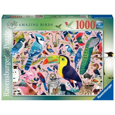 Fascinerande fåglar, 1000 bitar