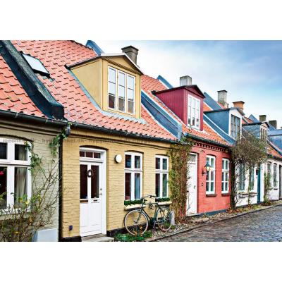 Bild av Danmark: Hus i Aarhus, 1000 bitar