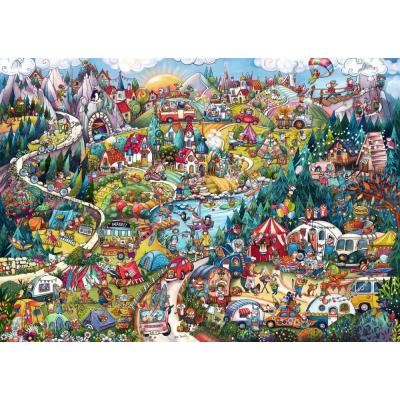 Bild av Berman: Camping, 2000 bitar