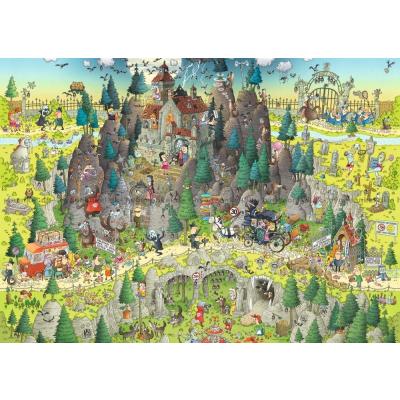 Bild av Degano: Funky Zoo - Transsylvanien, 1000 bitar