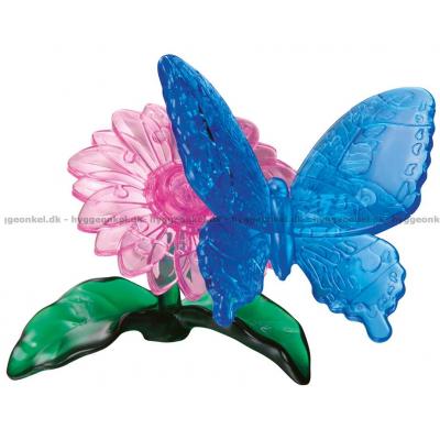 3D: Fjäril och blomma, 38 bitar