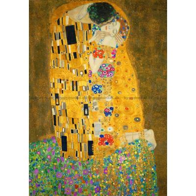 Bild av Gustav Klimt: Kyssen, 1000 bitar