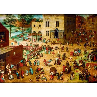 Bild av Brueghel: Barnlekar - Konst, 1000 bitar