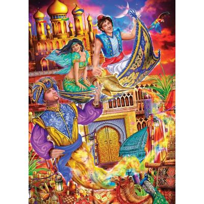 Klassiska sagor: Aladdin, 1000 bitar