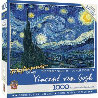 Van Gogh: Stjärnklar natt, 1889 - Konst, 1000 bitar