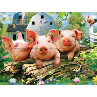 Robinson: 3 små grisar, 300 bitar