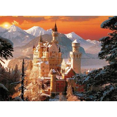 Bild av Neuschwanstein slott på vintern, 3000 bitar