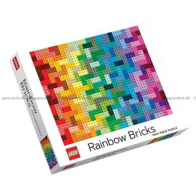 Lego: Block i regnbågens färger, 1000 bitar