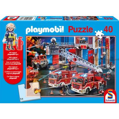 Playmobil: Brandbilar, 40 bitar