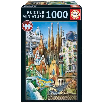 Gaudi: Collage - Miniatyr, 1000 bitar