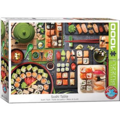 Bordet är dekt: Sushi - Japan, 1000 bitar