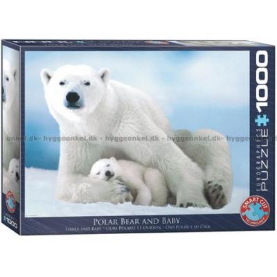Isbjörn med ungar, 1000 bitar