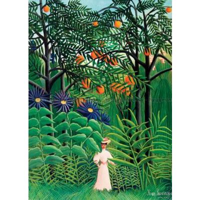 Bild av Rousseau: Woman in an Exotic Forest, 1000 bitar