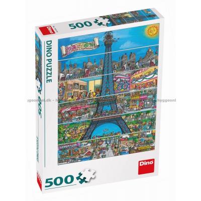 Huppert: Eiffeltornet, 500 bitar