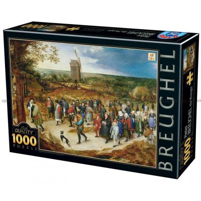 Brueghel: The Marrige Procession, 1000 bitar