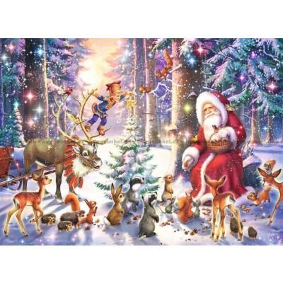 Bild av Jul i skogen, 100 bitar