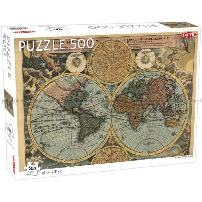 Antikt världskarta, 500 bitar