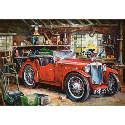Bild av Bilen i garaget, 1000 bitar