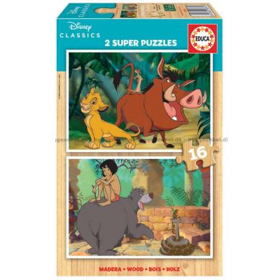 Disney: Timon och Pumba - Mowgli, 2x16 bitar