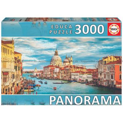 Venedig: Canal Grande - Panorama, 3000 bitar