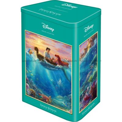 Disney: Kinkade - Den lilla sjöjungfrun Ariel - Metallbox, 500 bitar