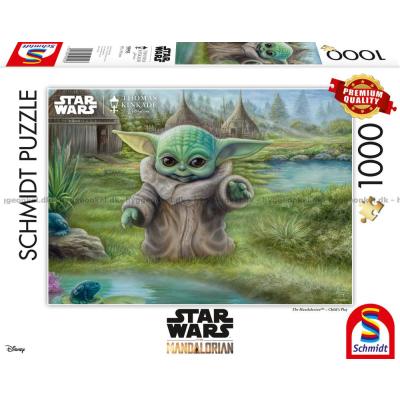 Star Wars: Kinkade - Mandolorian Baby Yoda, 1000 bitar
