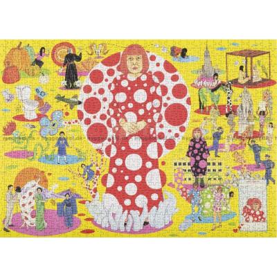Bild av Yayoi Kusamas världen, 1000 bitar
