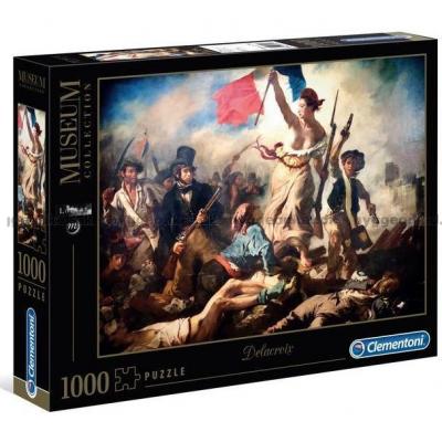 Delacroix: Friheten på barrikaderna, 1000 bitar