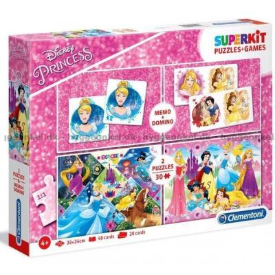 Disney prinsessor - Memo, domino och 2x30 bitar
