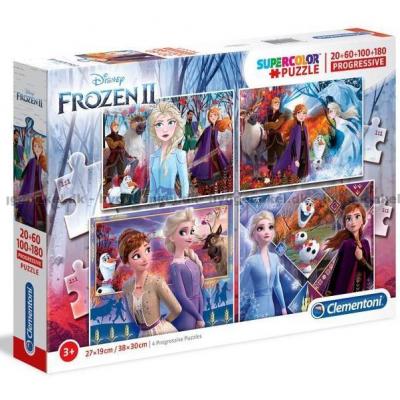 Disney: Frost 2 - Vänner, 4 i 1, 20 bitar