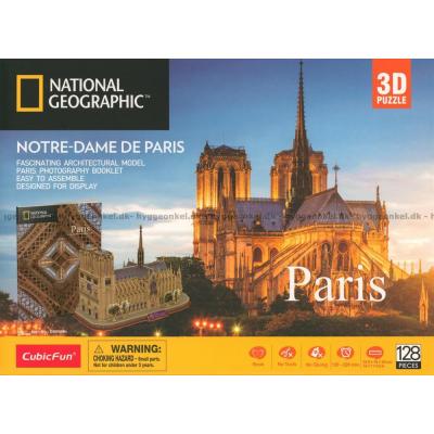3D: Notre Dame, Paris, 128 bitar