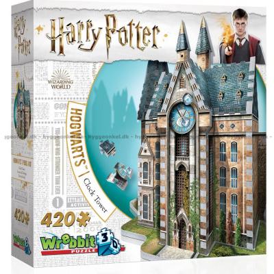 3D: Harry Potter: Hogwarts - Klocktornet, 420 bitar