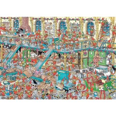 Bild av Jultomtens leksaksfabrik, 1000 bitar