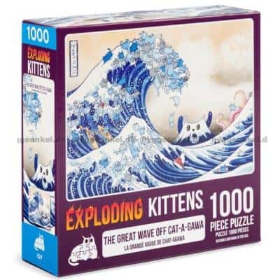 Exploding Kittens: The Great Wave Off Cat-A-Gawa, 1000 brikker