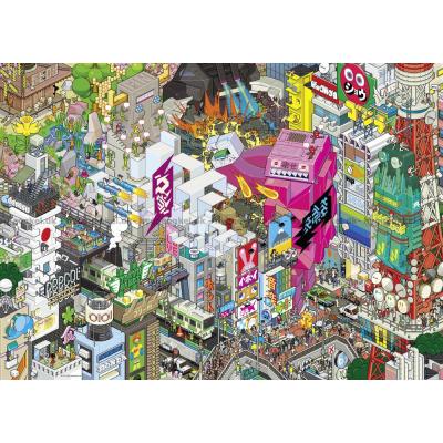 Bild av eBoy: Pixorama - Tokyo, 1000 bitar