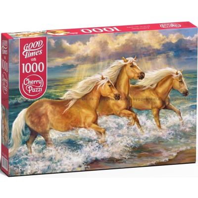 Hästarna vid stranden, 1000 bitar