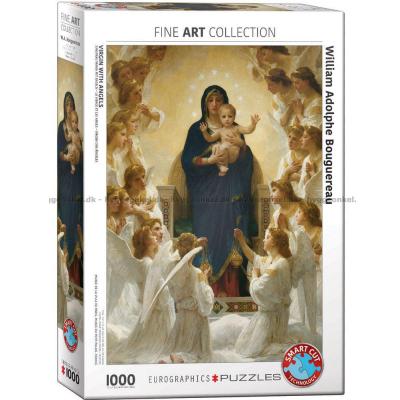 Bouguereau: Virgin with Angels, 1000 bitar