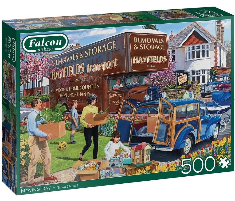 T. Mitchell: Flyttdag, 500 bitar pussel, Falcon de luxe - 11370 ...