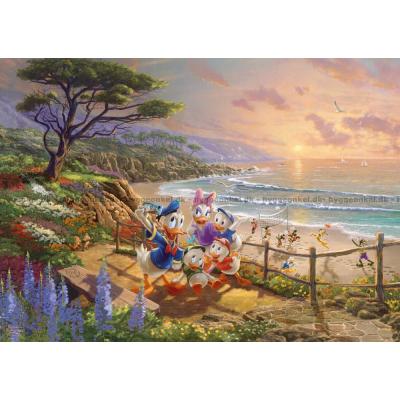 Bild av Disney: Kinkade - Kalle och Kajsa, 1000 bitar