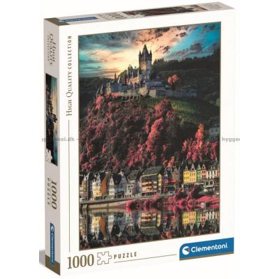Tyskland: Cochem slott, 1000 bitar